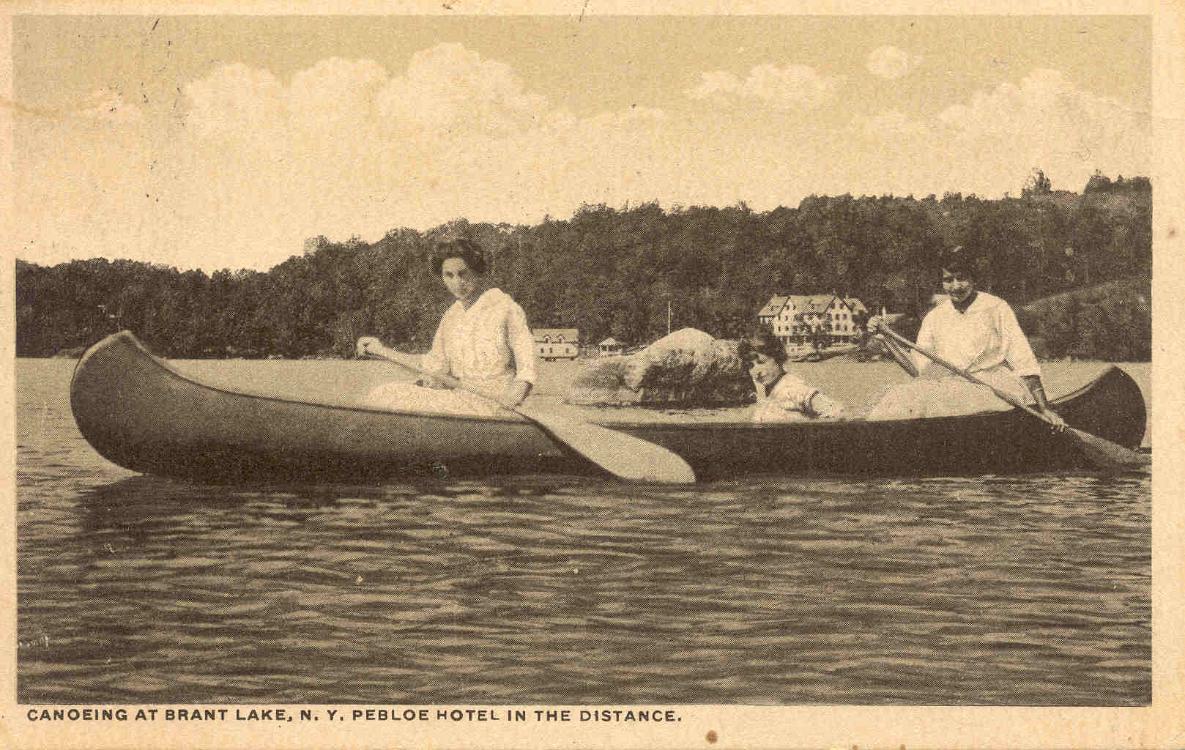 Pebloe & Canoe 1918