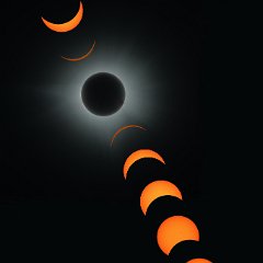 Total Solar Eclipse Sequence